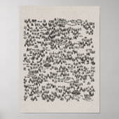 Poster Jesus Feeds the 5000, God Provides, Jesus Art, Bib (Devant)