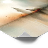 Poster Jésus Feuille les 99 - Parabole du mouton perdu (Coin)