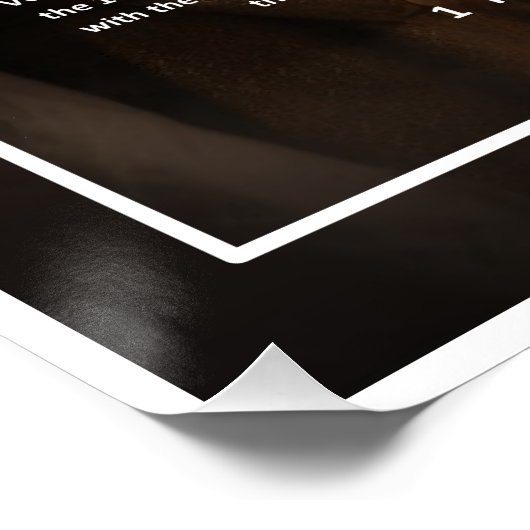 Poster Jésus - Fleurs de Rapture (Coin)