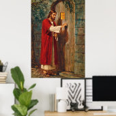 Poster Jésus frappe à la porte (Bureau à domicile)