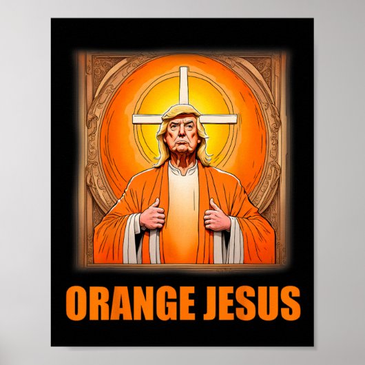 Poster Jesus Funny Trump 1 (Devant)