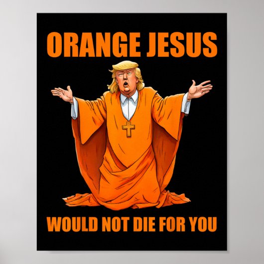 Poster Jesus Funny Trump 2 (Devant)