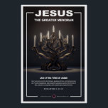 Poster Jésus - Grande Menorah<br><div class="desc">Jésus - Grande Menorah</div>