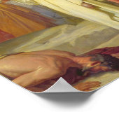 Poster Jésus guérit Le Leper 1864 Jean Marie Melchior (Coin)