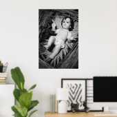 Poster Jesus in the crib (Bureau à domicile)
