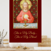 Poster Jésus Instituant la Sainte Communion (SAU 045) (Cuisine)