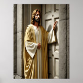 Poster Jésus invite à la porte antique (Devant)