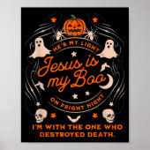 Poster Jesus Is My Boo Soky Christian Funny Halloween (Devant)