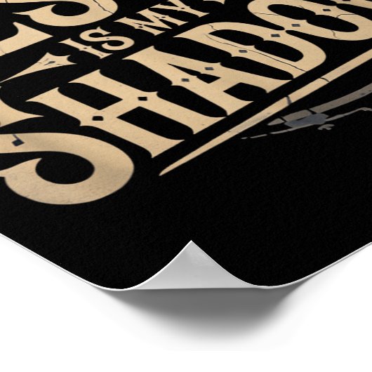 Poster Jesus Is My Shadow Religious Fun Tee  (Coin)