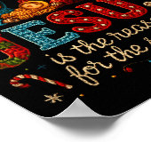 Poster Jesus Is The Reason For Season Yarn Crochet Art De (Coin)