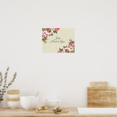 Poster Jésus, j'ai confiance en vous Citation avec des ro (Cuisine)