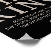 Poster Jesus King Christian Men Youth God Good Son Brothe (Coin)