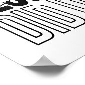 Poster Jésus l'a fait Croix religieuse chrétienne (Coin)
