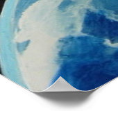 Poster Jésus, La Lumière du Monde la terre de l'art chrét (Coin)