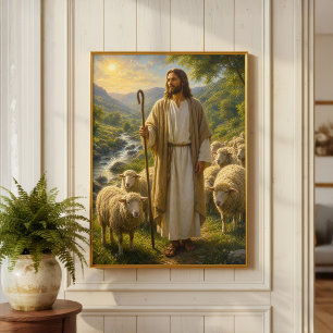 Poster Jésus le Bon Berger à Golden Valley