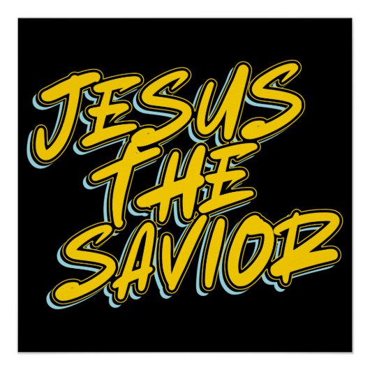 POSTER JÉSUS LE SAUVEUR (Devant)