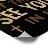 Poster Jesus Let Them See You In Me Retro Christian Desig (Coin)