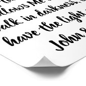 Poster Jésus leur parla encore, disant : "Je suis. . (Coin)