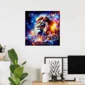 Poster Jésus Lion de Juda (Bureau à domicile)