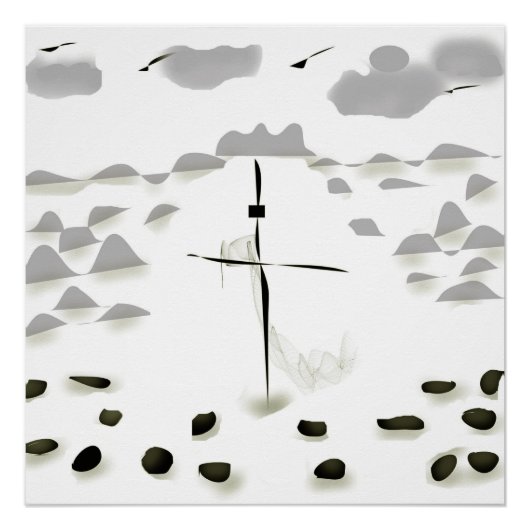 Poster Jesus lives (Devant)