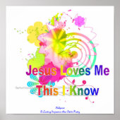 Poster Jésus m'aime (Devant)