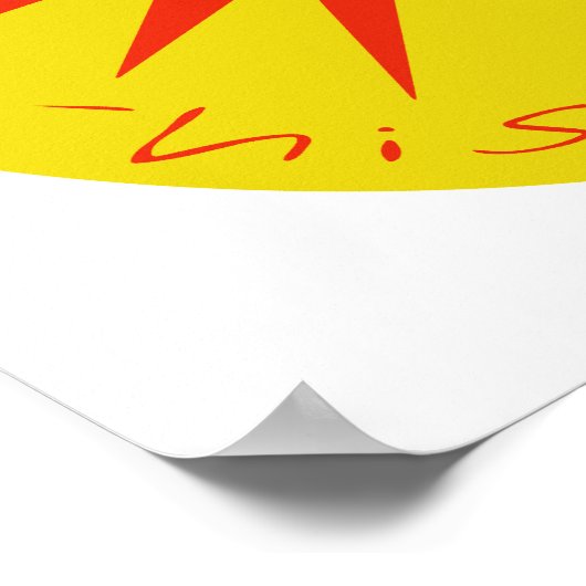 Poster Jésus m'aime (Coin)