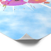 Poster Jesus M'Aime, Aquarelle Pastel (Coin)