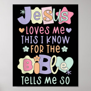 Poster Jésus M'Aime Ceci Je Connais Les Femmes Que Vous A