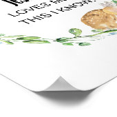 Poster Jésus m'aime ici je sais (Coin)