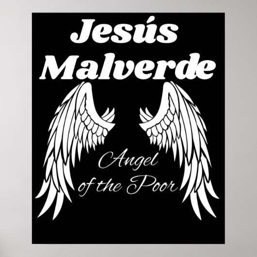 Poster Jésus Malverde Ange Du Pauvre Jésus Malverde (Devant)