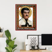 Poster Jésus Malverde Le Bandit Généreux (Bureau à domicile)