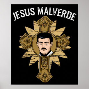 Poster Jésus Malverde Religion Mexique Don Jésus Malver