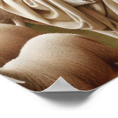 Poster Jésus Marchant Avec Ses Agneaux (Coin)