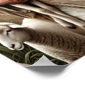 Poster Jésus Marchant Parmi Son Écluse (Coin)