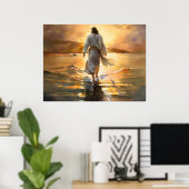 Poster Jésus Marchant Sur L'Eau (Bureau à domicile)