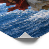 Poster Jésus marchant sur l'eau (Coin)