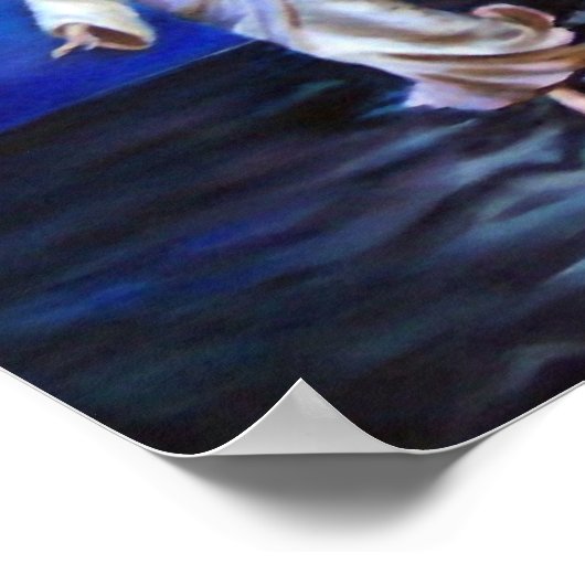 Poster Jésus marchant sur l'eau....... (Coin)