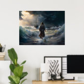 Poster Jésus Marche Sur L'Eau (Bureau à domicile)