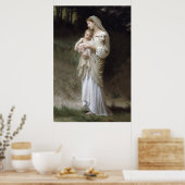 Poster Jésus, Marie et l'agneau grand. (Cuisine)