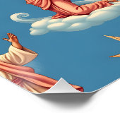 Poster Jésus Motif sans Seamless Religion Cadeau Christia (Coin)