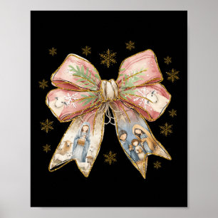 Poster Jésus Noël Coquette Noël Noël Noël Noël Jésus est