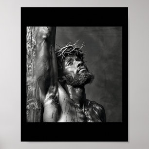 Poster Jésus Noir, Christianisme, Église, Christ, Jésus