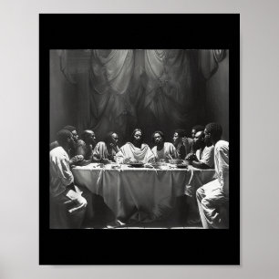 Poster Jésus Noir, Dernier sacrement, Jésus 7
