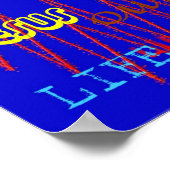 Poster JÉSUS notre LIFE LINE (Coin)