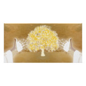 Poster Jésus Ouvrir les bras Clous dans les mains Arbre d (Devant)