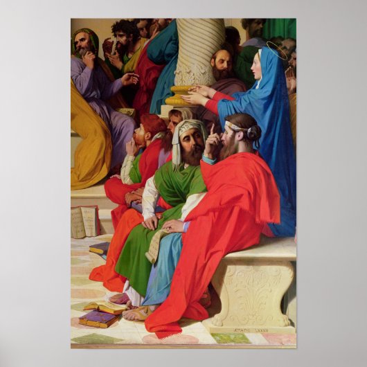 Poster Jésus parmi les médecins (Devant)