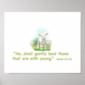 Poster Jésus, Pasteur (Devant)