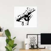 Poster Jésus Porte Sa Croix (Bureau à domicile)