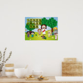 Poster Jésus pour Enfants Eglise et Creche (Cuisine)