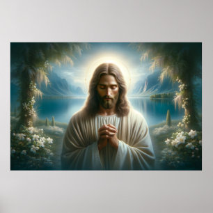 Poster Jésus priant
